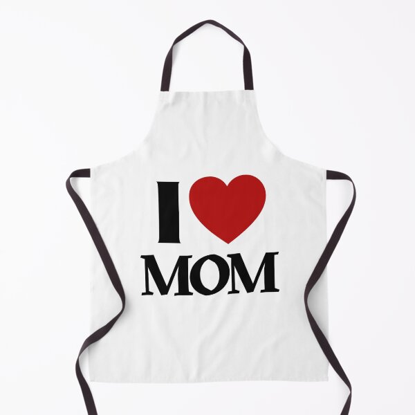 Item preview, I Love Mom Classic Red Heart Typographic Design designed and sold by StyleNext.