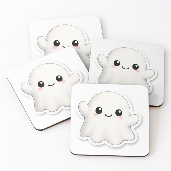 Item preview, Cute Kawaii Ghost | Friendly Spooky Halloween Character designed and sold by LearnFunStore.