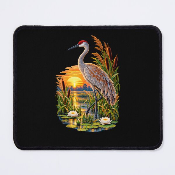 Item preview, Crane at Dawn Marsh designed and sold by RockitBaby.