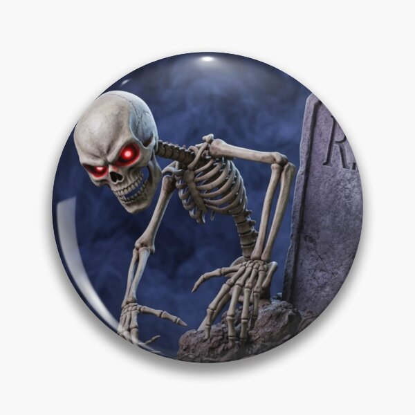 Item preview, Skeleton rising from its grave illustration designed and sold by Vintage Designs +.