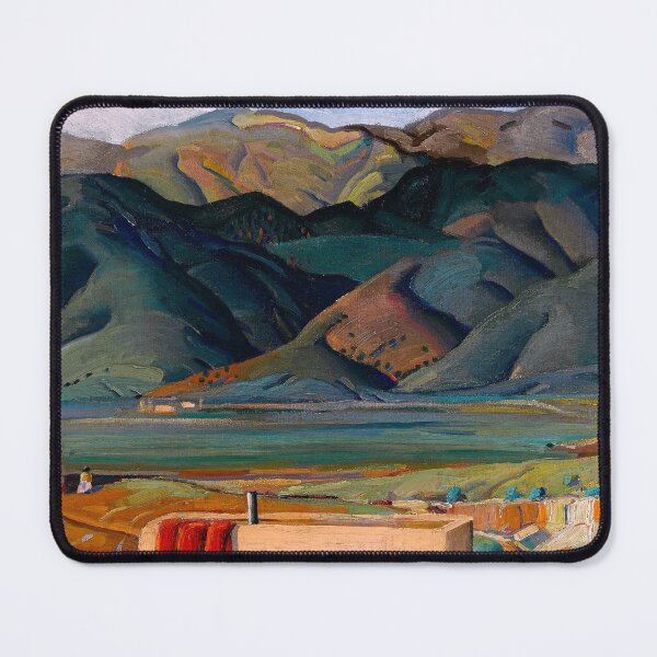 Item preview, Taos, New Mexico southwest desert mountain landscape and Adobe village by Richard Manning Crisler designed and sold by Jéanpaul Ferro.