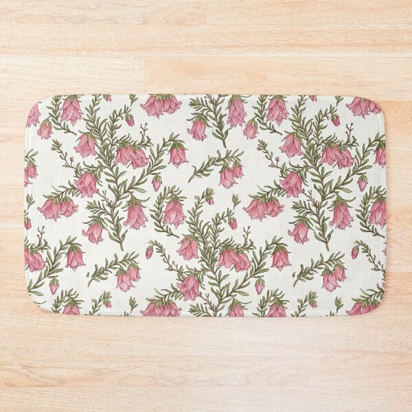 Item preview, Pink Mountain Bellflower Vintage Floral Pattern designed and sold by Studio BC.