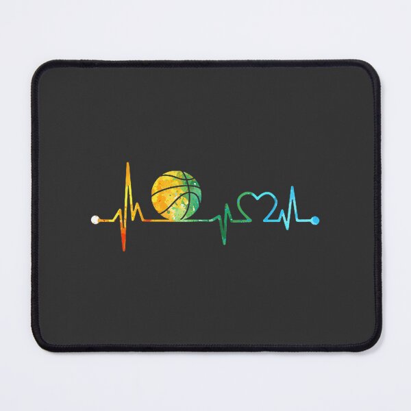 Item preview, Basketball Heartbeat Watercolor Art for Sports Fans and Athletes designed and sold by imnotgreek.