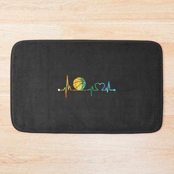 Item preview, Basketball Heartbeat Watercolor Art for Sports Fans and Athletes designed and sold by imnotgreek.