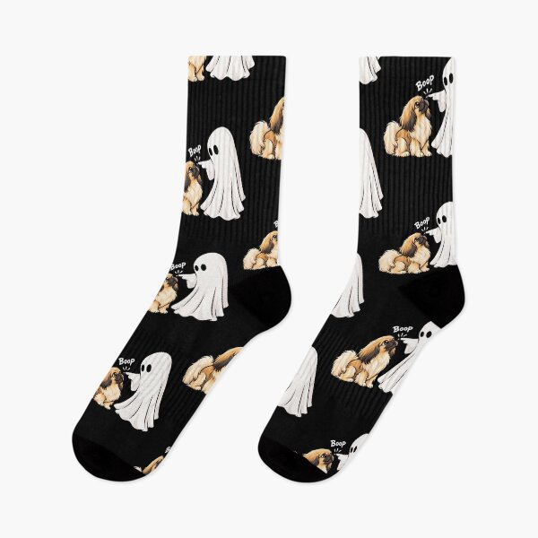 Item preview, Funny Ghost Pekingese Dog Boop Halloween Design Mom Dad designed and sold by rafaeltto.