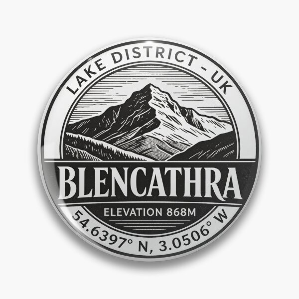 Item preview, Blencathra Lake District UK Wainwright Peak Hiking Mountain designed and sold by jeshands.