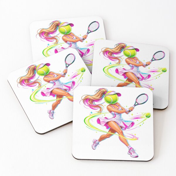 Item preview, Tennis Girl Colorful Women’s Tennis Player Design designed and sold by RDproject.