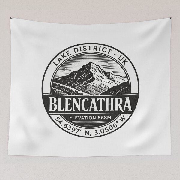 Item preview, Blencathra Lake District UK Wainwright Peak Hiking Mountain designed and sold by jeshands.