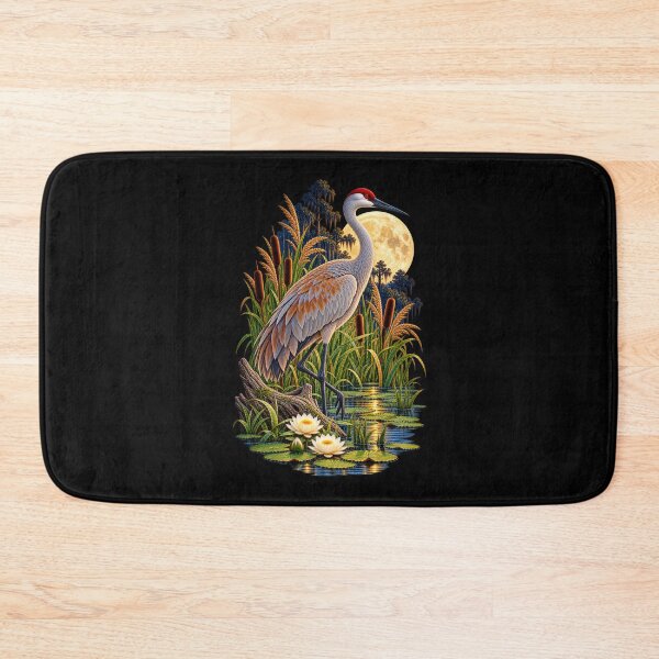 Item preview, Crane Beneath Moonlight designed and sold by RockitBaby.
