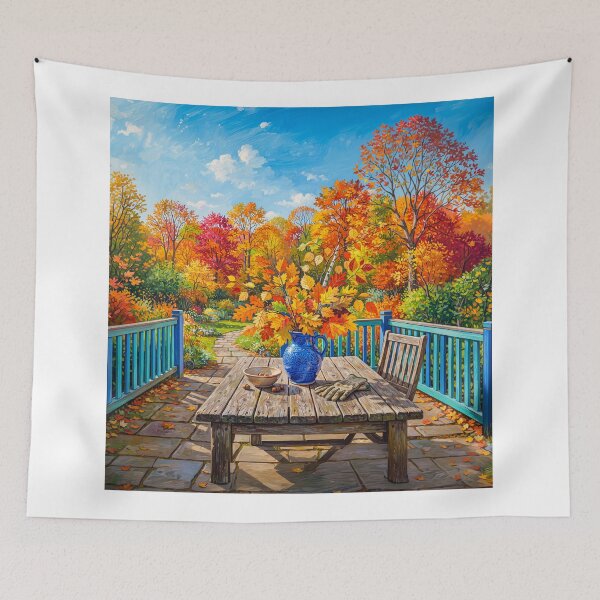 Item preview, Vase Of Autumn Leaves designed and sold by Home Decor Art.