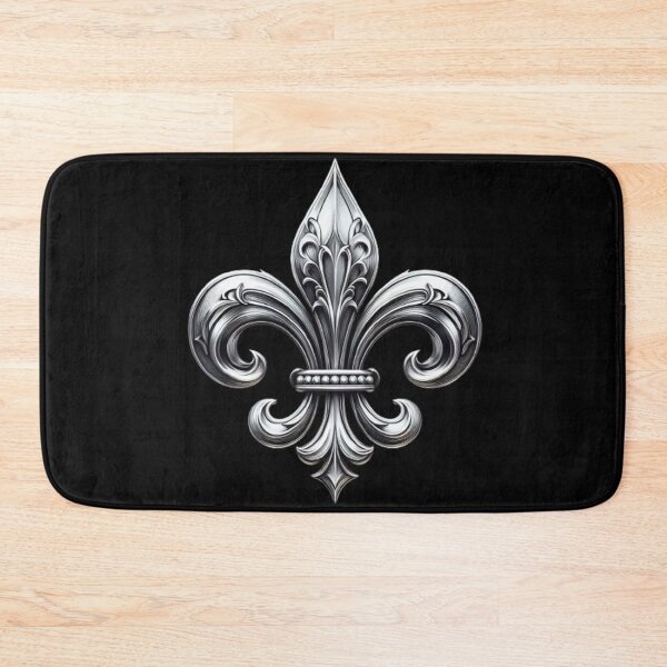 Item preview, Fleur De Lys Silver Medieval Royal Symbol designed and sold by ProjectNoah.