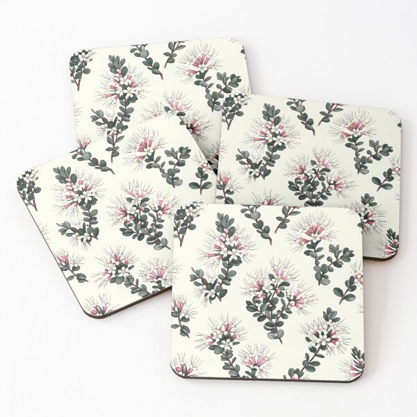 Item preview,  Native Pincushion Blossom Dark Charcoal Mist Pattern designed and sold by Studio BC.