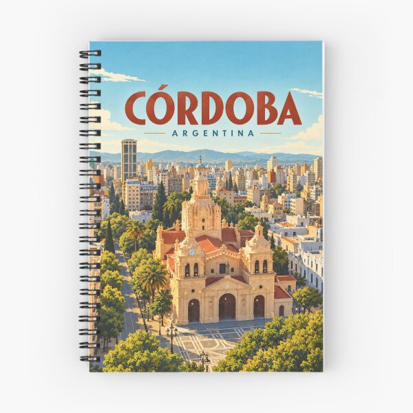 Item preview, Córdoba Vintage Argentine City Art designed and sold by MichaeIRellov.