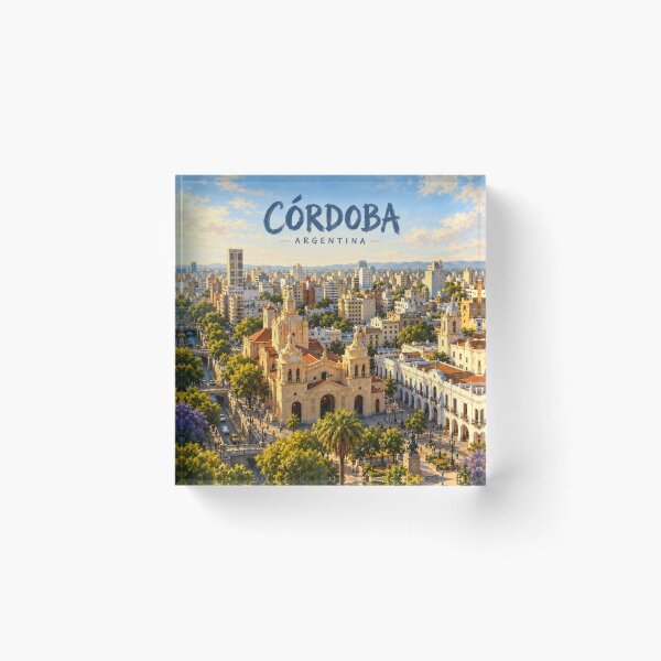Item preview, Córdoba Painterly Argentine City Impression designed and sold by MichaeIRellov.