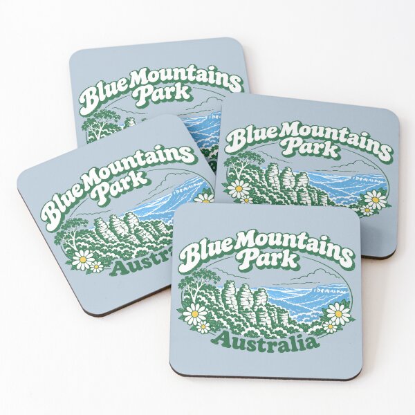 Item preview, Blue Mountains National Park Australia Cute Foral Landscape designed and sold by HowToCanadian.