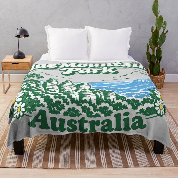 Item preview, Blue Mountains National Park Australia Cute Foral Landscape designed and sold by HowToCanadian.