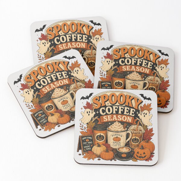 Item preview, Spooky Coffee Season Pumpkin Spice Latte Art designed and sold by Zhaar.