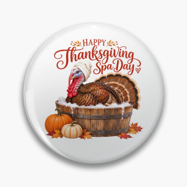 Item preview, Happy Thanksgiving Turkey Spa Day designed and sold by DansCreations42.