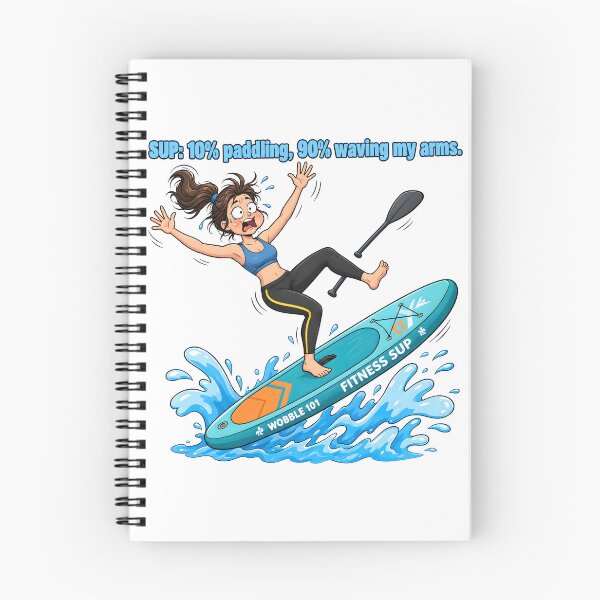 Item preview, Funny SUP Balance Failure Fitness Paddleboard Workout designed and sold by SmartPuns.