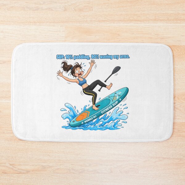 Item preview, Funny SUP Balance Failure Fitness Paddleboard Workout designed and sold by SmartPuns.