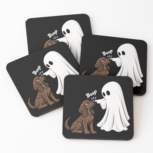 Item preview, Funny Ghost Plott Hound Dog Boop Halloween Design Mom Dad designed and sold by rafaeltto.