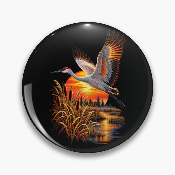 Item preview, Crane Wings at Sunset designed and sold by RockitBaby.