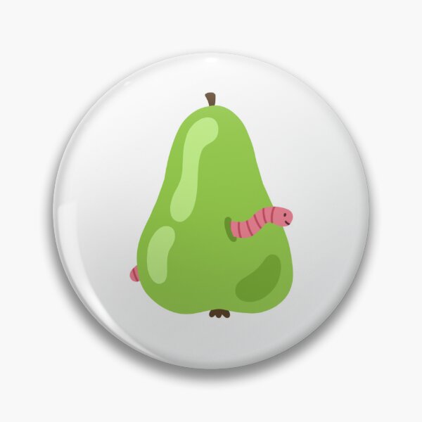 Item preview, Pear and worm designed and sold by photo.design.lou.
