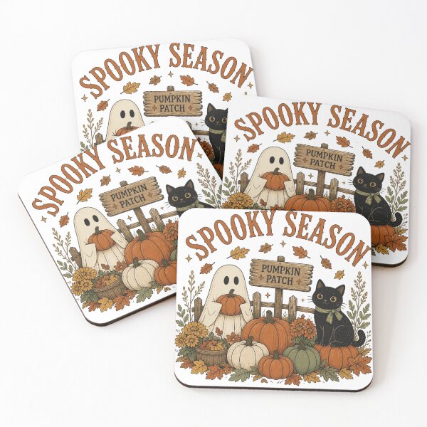 Item preview, Cozy Autumn Halloween - Spooky Season | Cottagecore Pumpkin & Black Cat Design designed and sold by Cavalier-org.