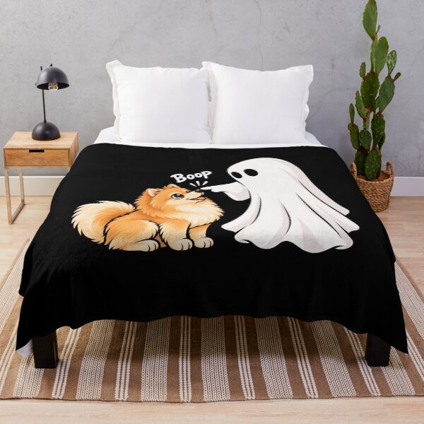 Item preview, Funny Ghost Pomeranian Dog Boop Halloween Design Mom Dad designed and sold by rafaeltto.