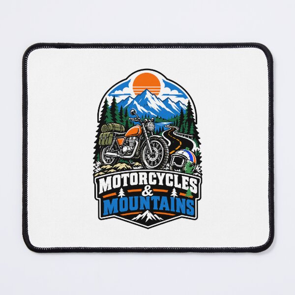 Item preview, Motorcycles And Mountains designed and sold by RAS-77.