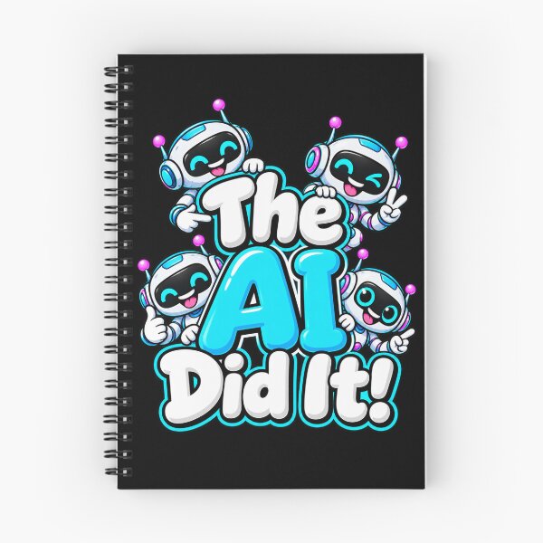 Item preview, The AI Did It! Funny Excuse with Laughing Aliens T-Shirt designed and sold by Trendably.