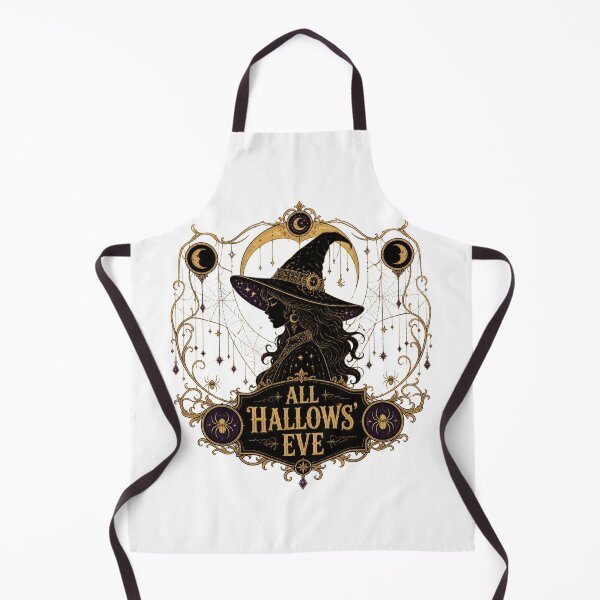 Item preview, Elegant Gothic Halloween - All Hallows' Eve | Vintage Art Nouveau Witch Design designed and sold by Cavalier-org.