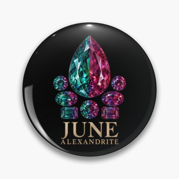 Item preview, BIRTHSTONE COLLECTION ⭐ PORTRAIT  - JUNE • ALEXANDRITE • Modern designed and sold by WheelieGdArt.
