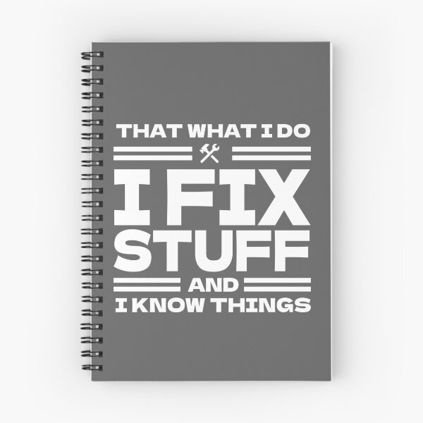 Item preview, I Fix Stuff And I Know Things | Handyman Technician Humor Design designed and sold by PulsePassion.