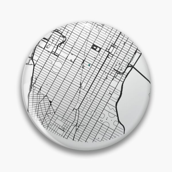 Artikelvorschau, New York Karte | Minimalistischer Stadtplan mit realen Straßen entworfen und verkauft von VestraDesign.