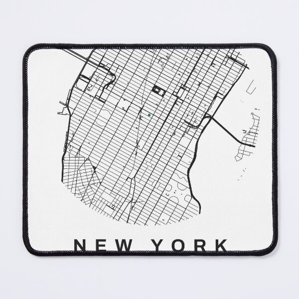 Item preview, New York Map | Minimalist City Map of Real Streets designed and sold by VestraDesign.