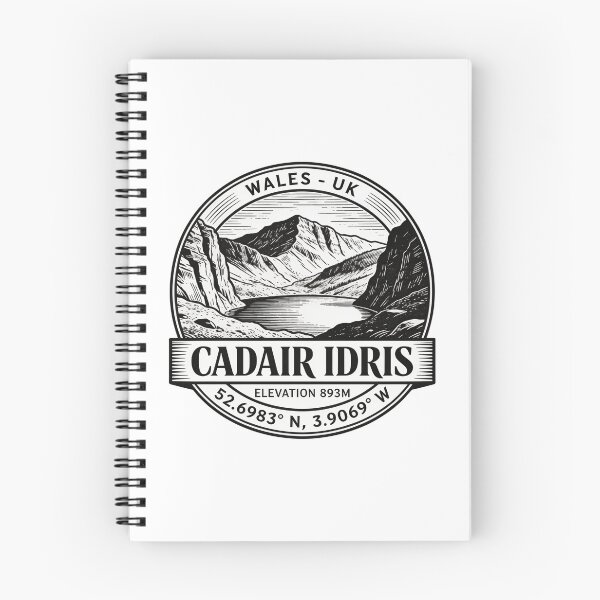 Item preview, Cadair Idris Wales UK Snowdonia Peak Hiking Mountain designed and sold by jeshands.