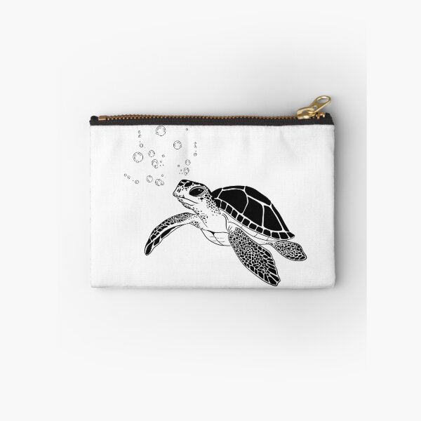Item preview, Turtle - Black & white illustration designed and sold by LolaCrea-Art.