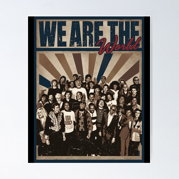 Item preview, We Are the World designed and sold by VerdePlantTees.
