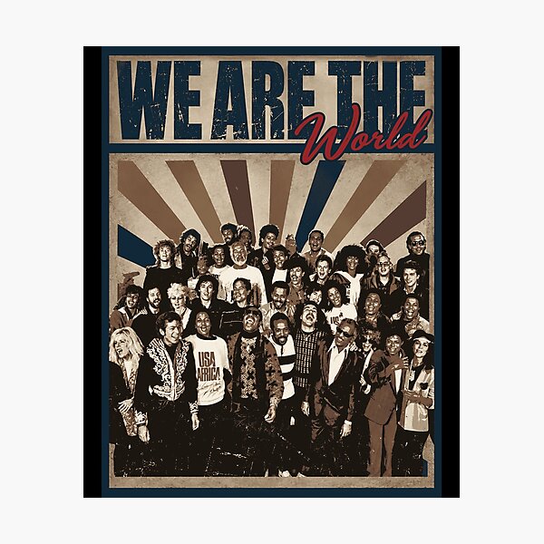 Item preview, We Are the World designed and sold by VerdePlantTees.