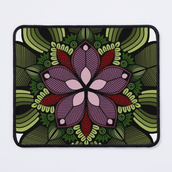 Item preview, Tropical Jungle Foliage Geometric Mandala designed and sold by FioreDiCiliegio.