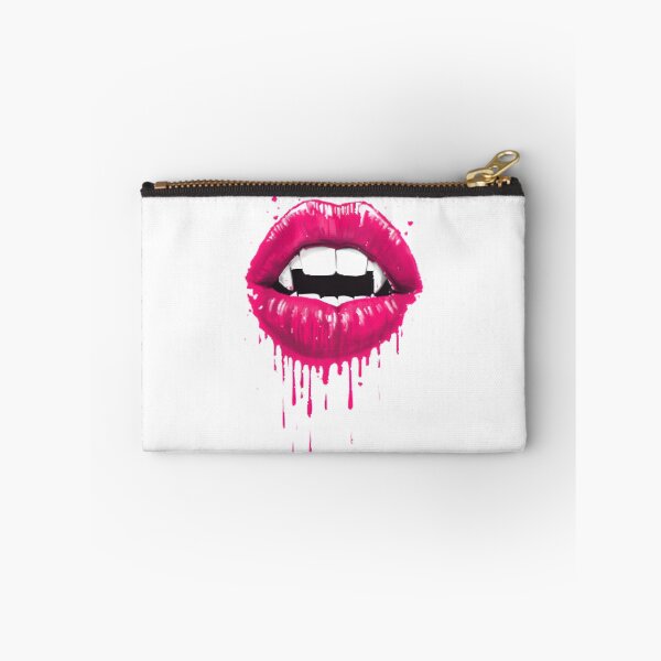 Item preview, Gothic Vampire Lips with Blood Drip Illustration designed and sold by Yhewebb.