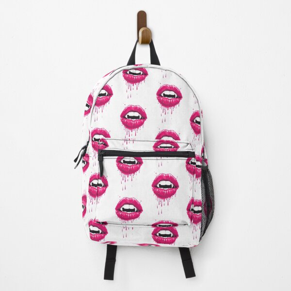 Item preview, Gothic Vampire Lips with Blood Drip Illustration designed and sold by Yhewebb.