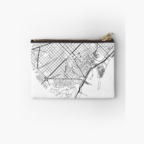 Item preview, Barcelona Map | Minimalist City Map of Real Streets designed and sold by VestraDesign.