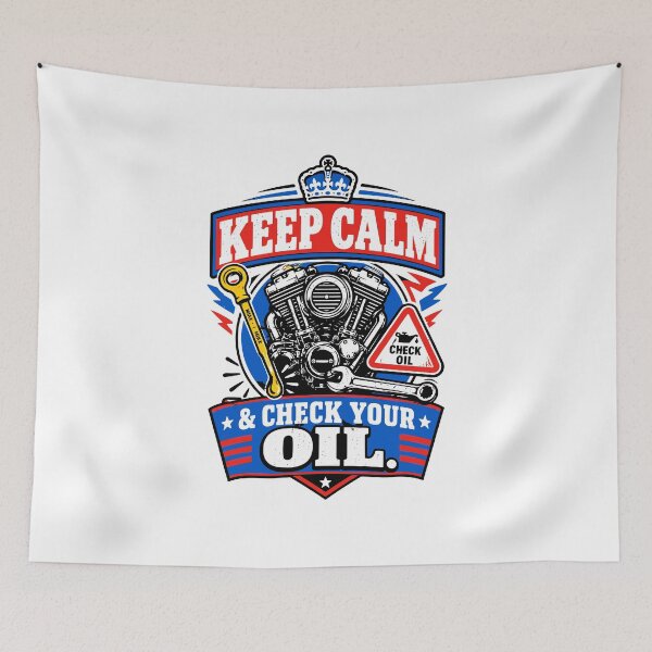 Item preview, Keep Calm And Check Your Oil  designed and sold by RAS-77.
