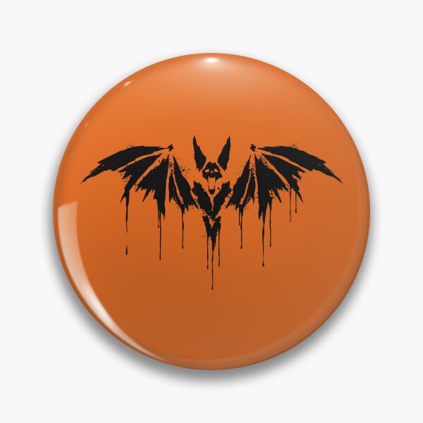 Item preview, Screaming Bat Ink Splatter Gothic Halloween Art designed and sold by cabana.space.