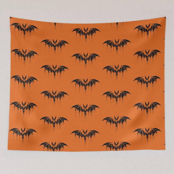Item preview, Screaming Bat Ink Splatter Gothic Halloween Art designed and sold by cabana.space.