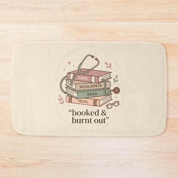 Item preview, Booked and Burnt Out Labeled Care Resilience Nurse Shirt Gift Design designed and sold by Dantin.