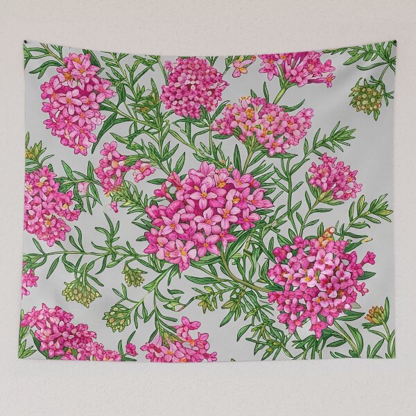 Item preview, Vibrant Magenta Azalea Blossom Repeat Pattern designed and sold by Studio BC.