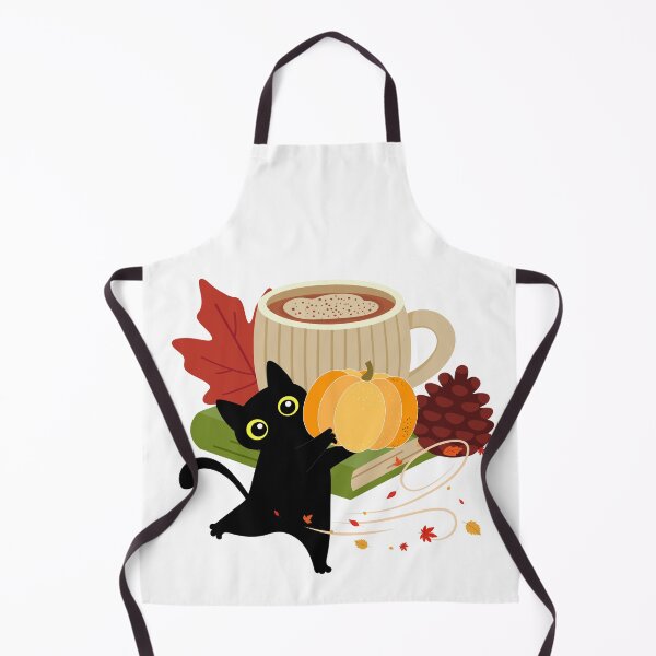 Item preview, Autumn Coffee and cat designed and sold by PlantSholic.